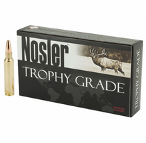 Brand: Nosler Ammo | MPN: 60098 | Use: Hunting (Mule Deer, Elk) | Caliber: .33 Nosler | Grain: 225 | Bullet: Bonded Polymer Tip | MUNITIONS EXPRESS
