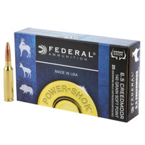 Brand: Federal Ammo | MPN: 65CRDB | Use: Hunting | Caliber: 6.5mm Creedmoor | Grain: 140 | Bullet: Soft Point | MUNITIONS EXPRESS