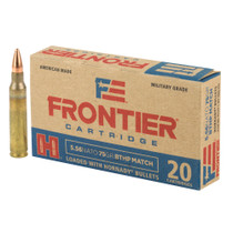Frontier Cartridge Military Grade 5.56x45mm NATO 75gr Hollow Point Boat Tail Match 20/Box