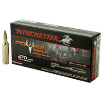 Brand: Winchester Ammo | MPN: X270SBP | Use: Hunting (Deer, Antelope) | Caliber: .270 WSM | Grain: 130 | Bullet: Bonded Jacketed Hollow Point | MUNITIONS EXPRESS