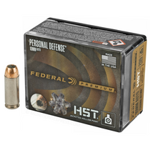 Brand: Federal Premium Ammo | MPN: P10HST1S | Use: Defense | Caliber: 10mm AUTO | Grain: 200 | Bullet: Jacketed Hollow Point | MUNITIONS EXPRESS