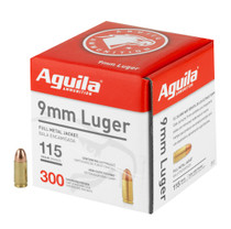 Aguila 9mm Luger 115gr Full Metal Jacket 300/Box