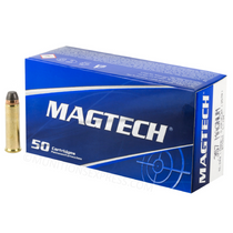 Brand: Magtech Ammo | MPN: 357A | Use: Defense, Hunting | Caliber: 357 Magnum | Grain: 158 | Bullet: Semi-Jacketed Soft Point | MUNITIONS EXPRESS