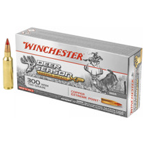 Brand: Winchester Ammo | MPN: X300SDSLF | Use: Hunting (Deer) | Caliber: .300 WSM | Grain: 150 | Bullet: Polymer Tip | MUNITIONS EXPRESS