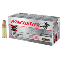 Brand: Winchester Ammo | MPN: X22LRPPB | Use: Target, Hunting (Varmint) | Caliber: .22 LR | Grain: 40 | Bullet: Plated Hollow Point | MUNITIONS EXPRESS