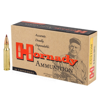 Brand: Hornady Ammo | MPN: 834814 | Use: Hunting (Deer, Hogs) | Caliber: 6.8mm SPC | Grain: 100 | Bullet: Polymer Tip | MUNITIONS EXPRESS