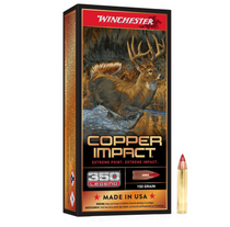 Brand: Winchester Ammo | MPN: X350CLF | Use: Hunting (Hogs, Deer) | Caliber: .350 Legend | Grain: 150 | Bullet: Polymer Tip | MUNITIONS EXPRESS