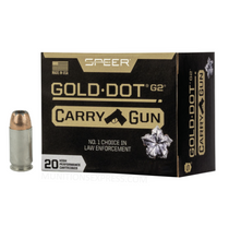 Brand: Speer Ammo | MPN: 24258 | Use: Defense | Caliber: .45 ACP +P / .45 AUTO +P | Grain: 200 | Bullet: Jacketed Hollow Point | MUNITIONS EXPRESS