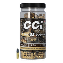 Brand: Winchester Ammo | MPN: 966CC | Use: Target | Caliber: .22 LR | Grain: 40 | Bullet: Polymer Coated Lead Round Nose | MUNITIONS EXPRESS