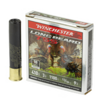 Brand: Winchester | MPN: LBTSS4139 | Use: Hunting (Turkey) | Gauge: .410 Bore | Length: 3” | Shot Size: #9 | Shot Weight: 13/16 oz | MUNITIONS EXPRESS