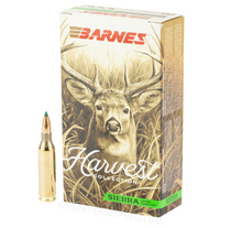 Brand: Barnes Ammo | MPN: 32398 | Use: Hunting (Coyotes, Wolves) | Caliber: .243 Winchester | Grain: 90 | Bullet: Polymer Tip | MUNITIONS EXPRESS