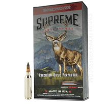 Brand: Winchester Ammo | MPN: S300SBC | Use: Hunting (Deer, Hogs) | Caliber: .300 WSM | Grain: 195 | Bullet: Polymer Tip | MUNITIONS EXPRESS