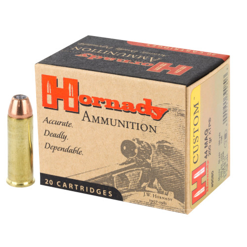 Hornady Custom .44 Magnum 200gr XTP Jacketed Hollow Point 20/Box Hornady Custom .44 Magnum 200gr XTP Jacketed Hollow Point 20/Box
