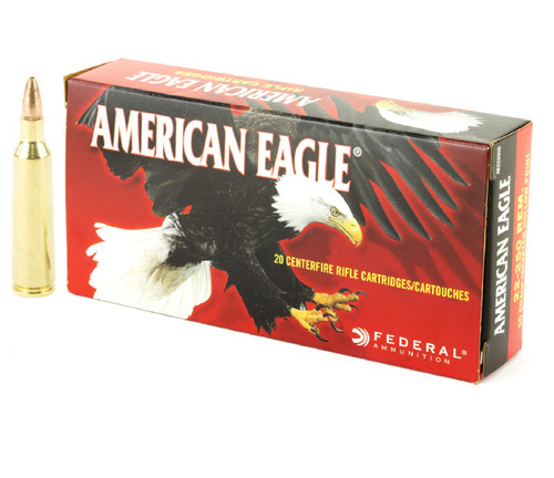 Federal American Eagle Varmint & Predator .22-250 Remington 50gr Hollow Point 20/Box Federal American Eagle Varmint & Predator .22-250 Remington 50gr Hollow Point 20/Box