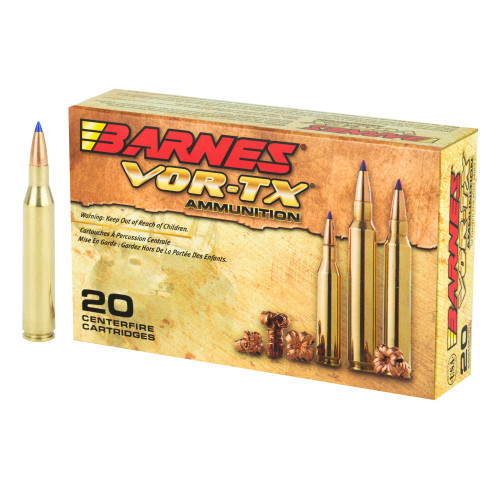 Brand: Barnes Ammo | MPN: 21557 | Use: Hunting (Deer, Hogs) | Caliber: .25-06 Remington | Grain: 100 | Bullet: Polymer Tip | MUNITIONS EXPRESS