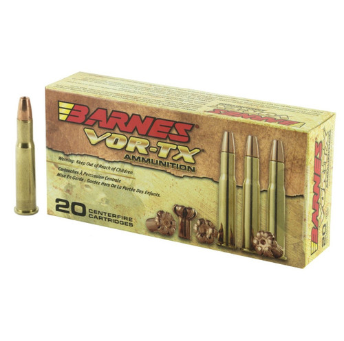 Barnes VOR-TX .30-30 Winchester 150gr TSX Hollow Point Lead-Free 20/Box Barnes VOR-TX .30-30 Winchester 150gr TSX Hollow Point Lead-Free 20/Box