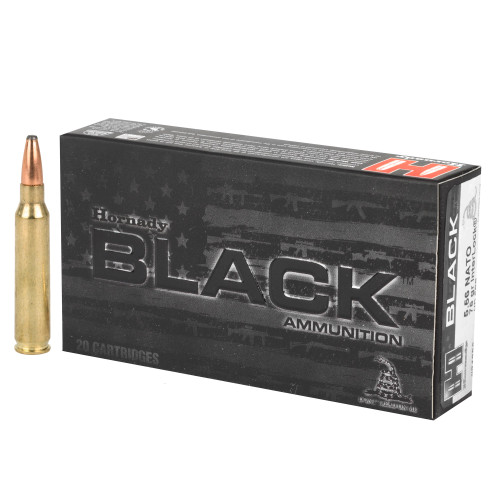 Hornady BLACK 5.56x45mm NATO 75gr Interlock HD SBR 20/Box Hornady BLACK 5.56x45mm NATO 75gr Interlock HD SBR 20/Box
