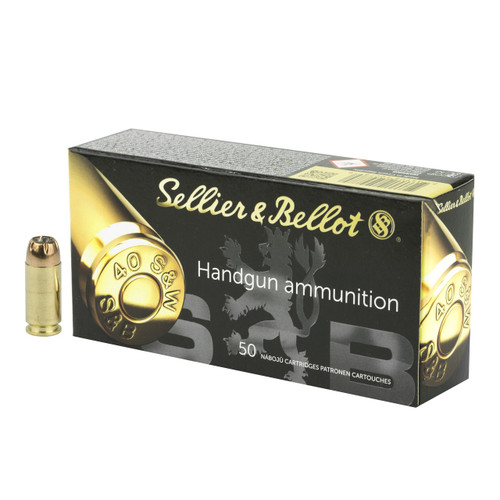 Sellier & Bellot .40 S&W 180gr Jacketed Hollow Point 50/Box Sellier & Bellot .40 S&W 180gr Jacketed Hollow Point 50/Box