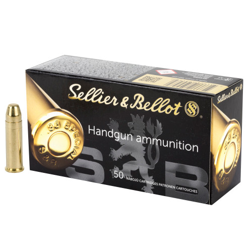 Sellier & Bellot .38 Special 158gr Full Metal Jacket 50/Box Sellier & Bellot .38 Special 158gr Full Metal Jacket 50/Box