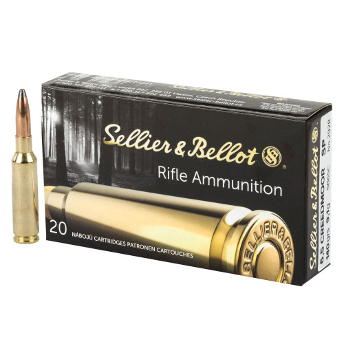 Brand: Sellier & Bellot Ammo | MPN: SB65C | Use: Hunting (Deer) | Caliber: 6.5mm Creedmoor | Grain: 140 | Bullet: Jacketed Soft Point | MUNITIONS EXPRESS Brand: Sellier & Bellot Ammo | MPN: SB65C | Use: Hunting (Deer) | Caliber: 6.5mm Creedmoor | Grain: 140 | Bullet: Jacketed Soft Point | MUNITIONS EXPRESS