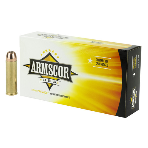 Brand: Armscor Ammo | MPN: FAC500SW-1N | Use: Hunting, Home Defense | Caliber: .500 S&W Magnum | Grain: 300 | Bullet: Jacketed Hollow Point | MUNITIONS EXPRESS Brand: Armscor Ammo | MPN: FAC500SW-1N | Use: Hunting, Home Defense | Caliber: .500 S&W Magnum | Grain: 300 | Bullet: Jacketed Hollow Point | MUNITIONS EXPRESS