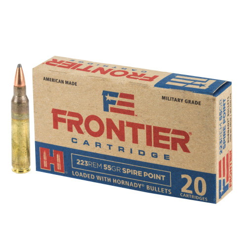Frontier Cartridge Military Grade .223 Remington 55gr Hornady Spire Point 20/Box Frontier Cartridge Military Grade .223 Remington 55gr Hornady Spire Point 20/Box