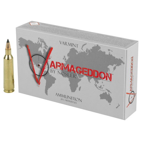 Brand: Nosler Ammo | MPN: 65155 | Use: Hunting (Coyotes, Prairie Dogs) | Caliber: .22-250 Remington | Grain: 55 | Bullet: Polymer Tip | MUNITIONS EXPRESS