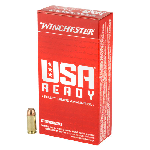 Winchester USA READY .40 S&W 165gr Full Metal Jacket 50/Box Winchester USA READY .40 S&W 165gr Full Metal Jacket 50/Box
