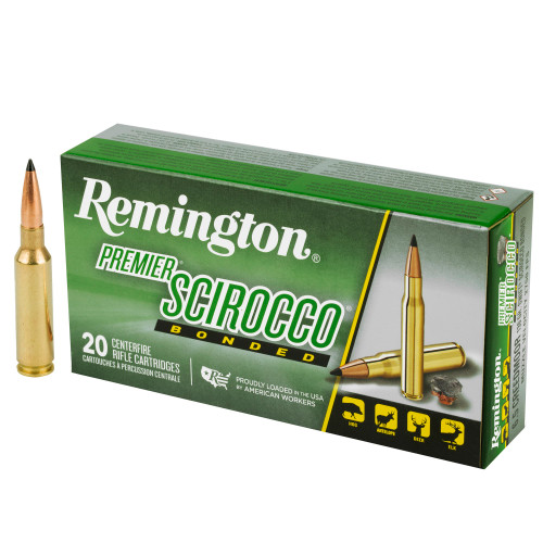 Remington Premier 6.5mm Creedmoor 130gr Scirocco Bonded Polymer Tip 20/Box Remington Premier 6.5mm Creedmoor 130gr Scirocco Bonded Polymer Tip 20/Box