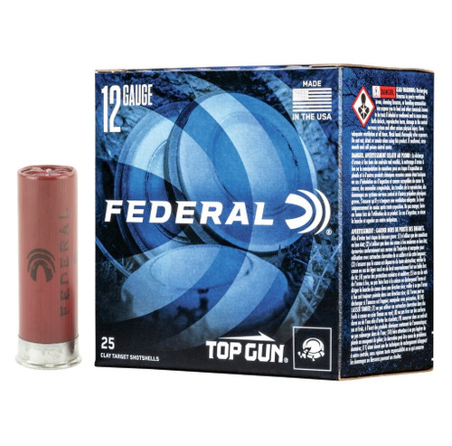 Federal Top Gun 12ga 2-3/4" 1 oz #8 Lead Shot 25/Box Federal Top Gun 12ga 2-3/4" 1 oz #8 Lead Shot 25/Box