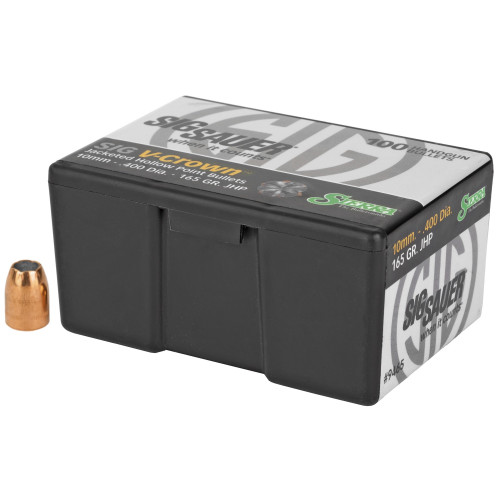Brand: Sierra Bullets | MPN: 9465 | Use: Defense | Caliber: .40 (.400 Diameter) | Grain: 165 | Bullet: Jacketed Hollow Point | MUNITIONS EXPRESS Brand: Sierra Bullets | MPN: 9465 | Use: Defense | Caliber: .40 (.400 Diameter) | Grain: 165 | Bullet: Jacketed Hollow Point | MUNITIONS EXPRESS