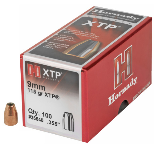 Brand: Hornady Ammo | MPN: 35540 | Use: Defense, Hunting | Caliber: 9mm (.355 Diameter) | Grain: 115 | Bullet: Jacketed Hollow Point | MUNITIONS EXPRESS Brand: Hornady Ammo | MPN: 35540 | Use: Defense, Hunting | Caliber: 9mm (.355 Diameter) | Grain: 115 | Bullet: Jacketed Hollow Point | MUNITIONS EXPRESS