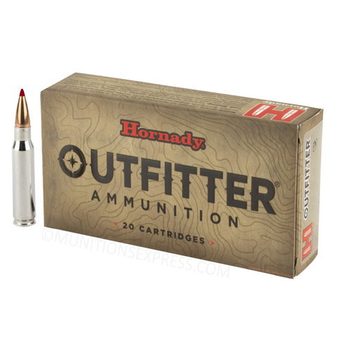 Brand: Hornady Ammo | MPN: 809864 | Use: Hunting (Deer, Elk) | Caliber: .308 Winchester | Grain: 165 | Bullet: Polymer Tip | MUNITIONS EXPRESS