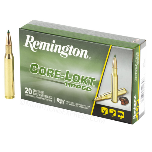 Brand: Remington Ammo | MPN: 29019 | Use: Hunting (Deer, Black Bear) | Caliber: .270 Winchester | Grain: 95 | Bullet: Polymer Tip | MUNITIONS EXPRESS Brand: Remington Ammo | MPN: 29019 | Use: Hunting (Deer, Black Bear) | Caliber: .270 Winchester | Grain: 95 | Bullet: Polymer Tip | MUNITIONS EXPRESS
