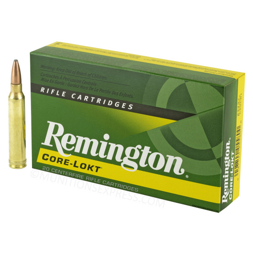Brand: Remington Ammo | MPN: 29497 | Use: Defense | Caliber: .300 Win Mag | Grain: 180 | Bullet: Jacketed Soft Point | MUNITIONS EXPRESS