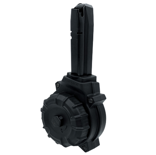 Brand: ProMag Magazines | MPN: DRM-A72 | Caliber: 9mm Luger | Firearm: Taurus PT-99 | Capacity: 50 Rounds | Color: Black | MUNITIONS EXPRESS Brand: ProMag Magazines | MPN: DRM-A72 | Caliber: 9mm Luger | Firearm: Taurus PT-99 | Capacity: 50 Rounds | Color: Black | MUNITIONS EXPRESS