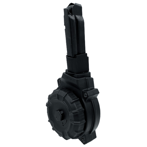 Brand: ProMag Magazines | MPN: DRM-A83 | Caliber: 9mm Luger | Firearm: S&W CSX | Capacity: 50 Rounds | Color: Black | MUNITIONS EXPRESS Brand: ProMag Magazines | MPN: DRM-A83 | Caliber: 9mm Luger | Firearm: S&W CSX | Capacity: 50 Rounds | Color: Black | MUNITIONS EXPRESS