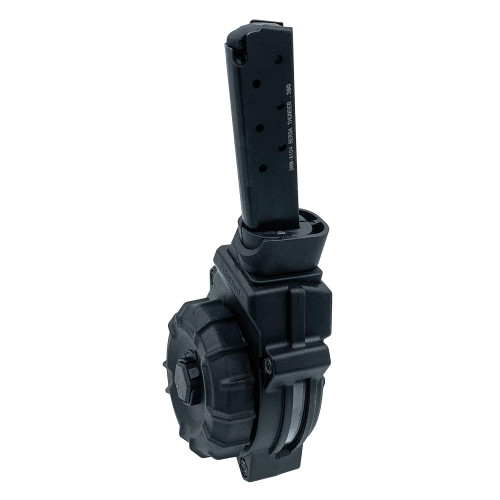 Brand: ProMag Magazines | MPN: DRM-A104 | Caliber: .380 ACP / .380 ACP | Capacity: 30 Rounds | Color: Black | MUNITIONS EXPRESS Brand: ProMag Magazines | MPN: DRM-A104 | Caliber: .380 ACP / .380 ACP | Capacity: 30 Rounds | Color: Black | MUNITIONS EXPRESS