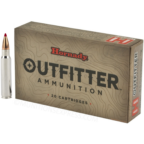 Brand: Hornady Ammo | MPN: 823374 | Use: Hunting (Dangerous Game) | Caliber: .375 Ruger | Grain: 250 | Bullet: Polymer Tip | MUNITIONS EXPRESS