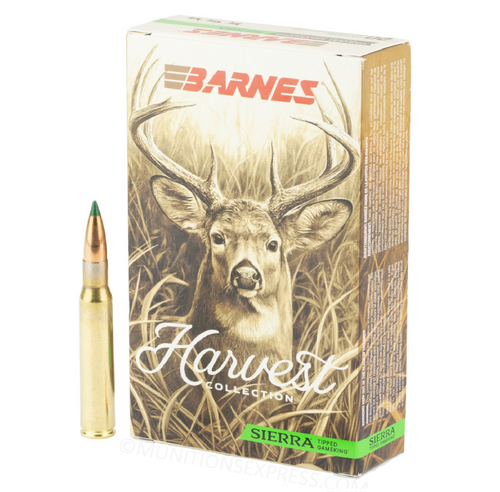 Brand: Barnes Ammo | MPN: 32403 | Use: Hunting (Antelope, Hogs) | Caliber: .30-06 Springfield | Grain: 180 | Bullet: Polymer Tip | MUNITIONS EXPRESS Brand: Barnes Ammo | MPN: 32403 | Use: Hunting (Antelope, Hogs) | Caliber: .30-06 Springfield | Grain: 180 | Bullet: Polymer Tip | MUNITIONS EXPRESS