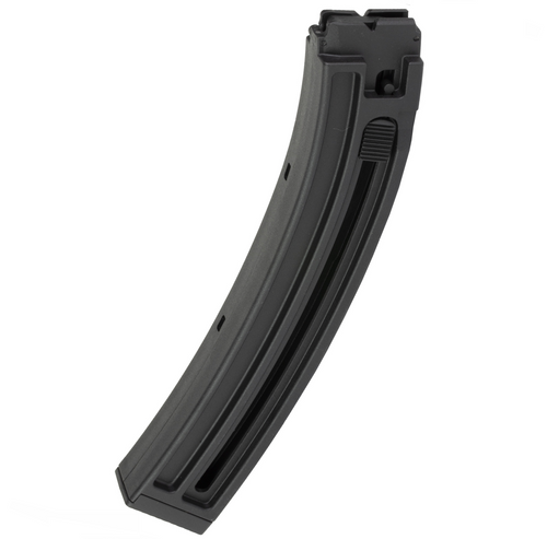 Brand: Heckler & Koch Magazines | MPN: 51000212 | Caliber: .22 LR | Firearm: HK MP5 | Capacity: 25 Rounds | Color: Black | MUNITIONS EXPRESS