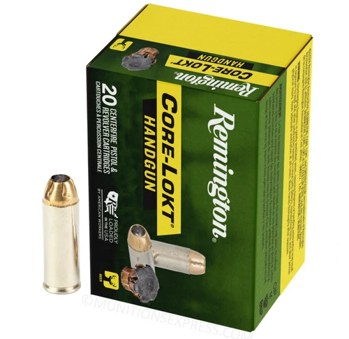 Remington Core-Lokt Handgun .45 Colt (.45 Long Colt) 237gr Core-Lokt Jacketed Hollow Point 20/Box