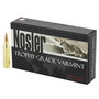 Brand: Nosler | MPN: 61030 | Use: Hunting (Coyotes, Bobcats) | Caliber: .22 Nosler | Grain: 55 | Bullet: Polymer Tip | MUNITIONS EXPRESS