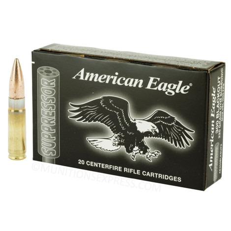 Federal American Eagle Suppressor .300 AAC Blackout Subsonic Ammo