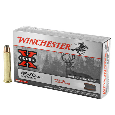 Winchester Super-X .45-70 Government 300gr Jacketed Hollow Point 20/Box ...
