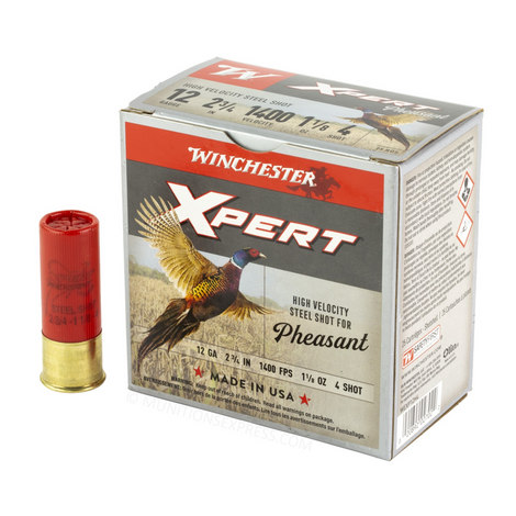 Winchester Xpert High Velocity 12ga Ammo 3-1/2 1-3/8 oz #BB Non