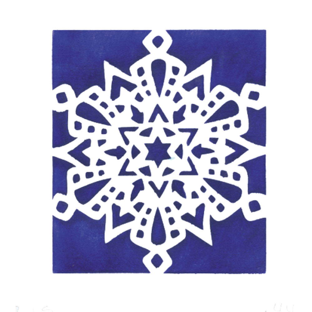 Snowflake Wall Stencil