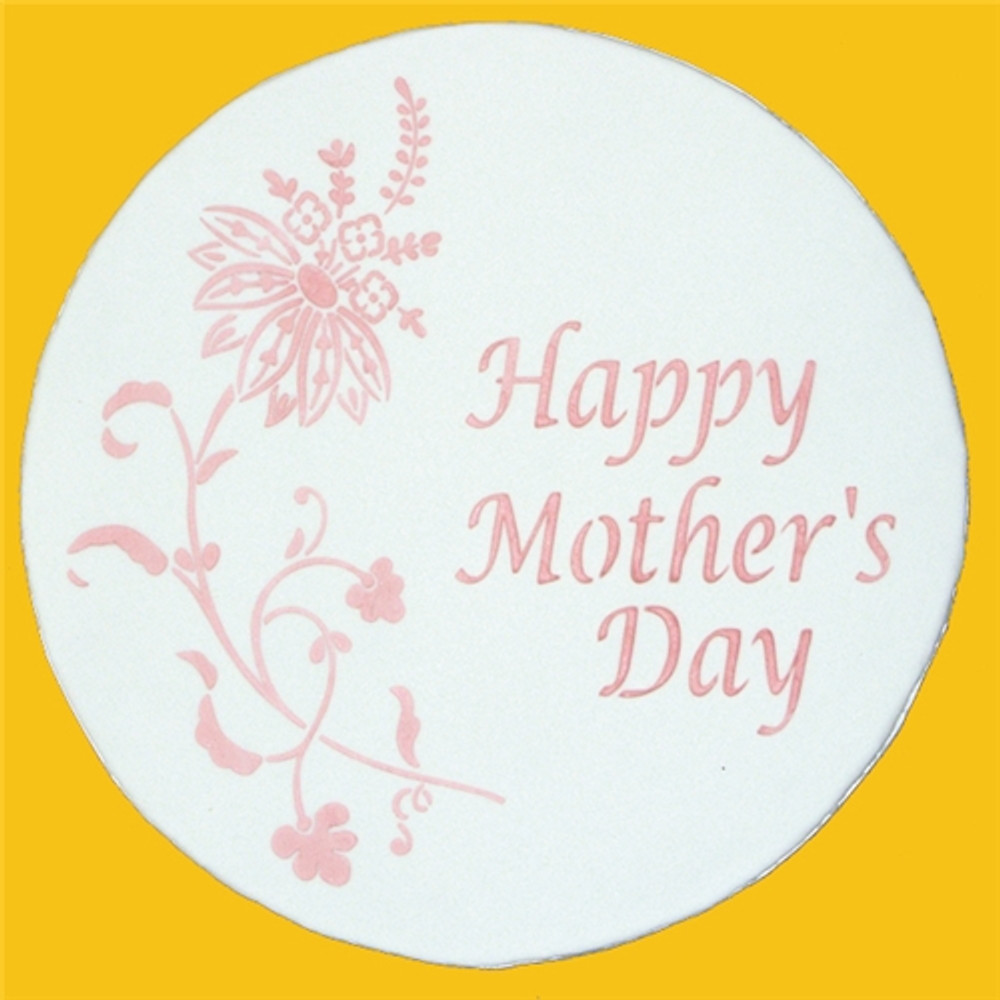 Happy Mother's Day Cake Stencil SKU #C053