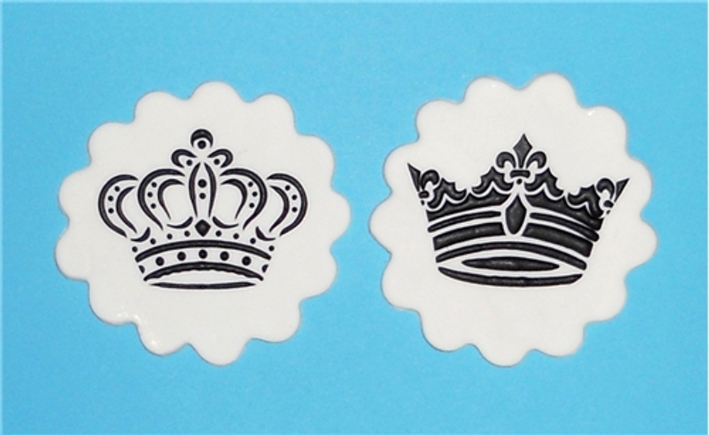 Royal Crowns Cookie Stencil Set