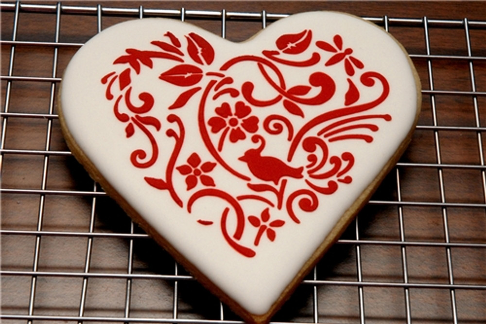 Valentine Heart Stencil Set (NoCutter) SKU #CS078